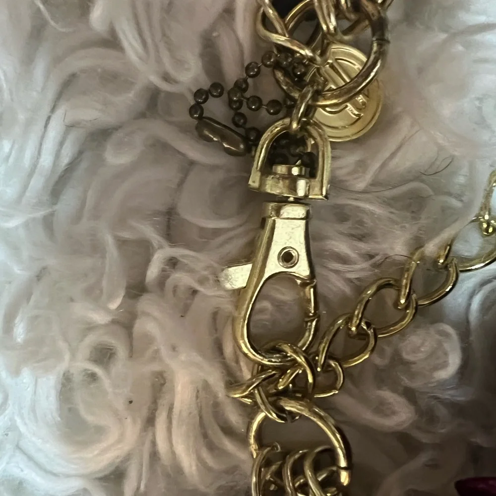 Leopard Pattern Gold Chain Adjustable Belt - Picture 4 of 4